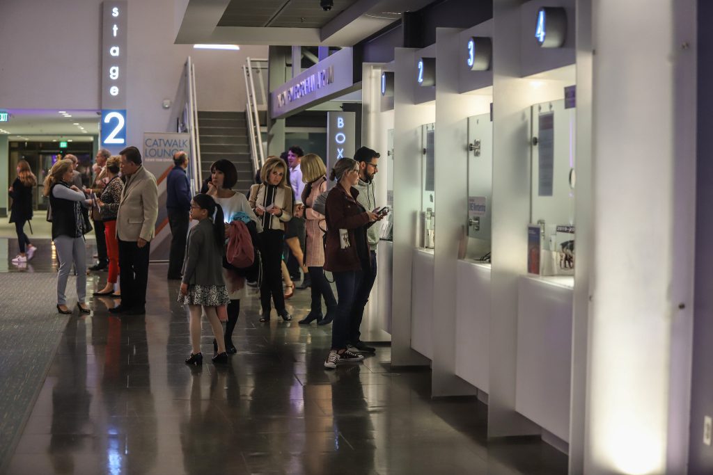 Members and Patrons at Box Office Window