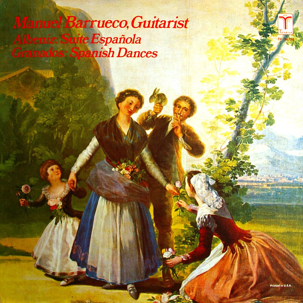 Manuel Barrueco - Albeniz & Granados Album Cover