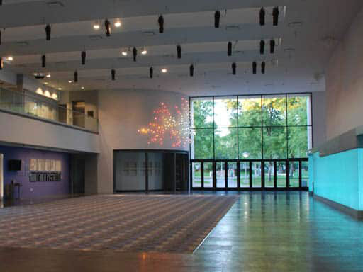large empty lobby